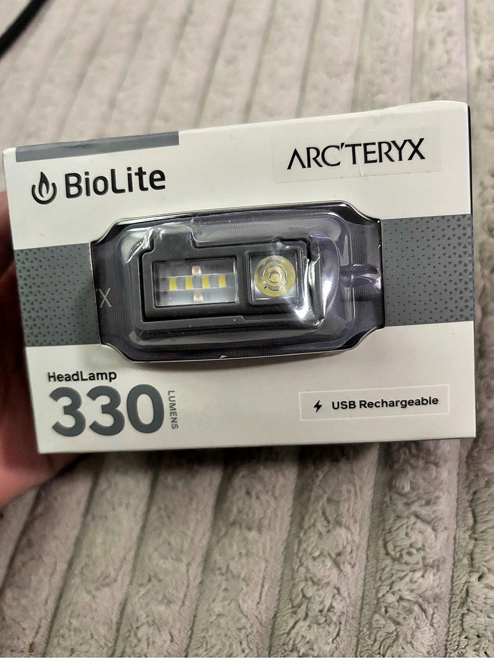 BioLite HeadLamp 330 Lumen USB Rechargeable